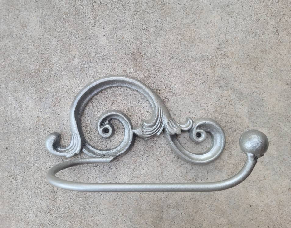 Toilet Paper Holder | PICK your COLOR | Tissue Holder | TP Holder Hanger | Tuscan Bathroom | FleurDeLisJunkie | French Scroll Royal King
