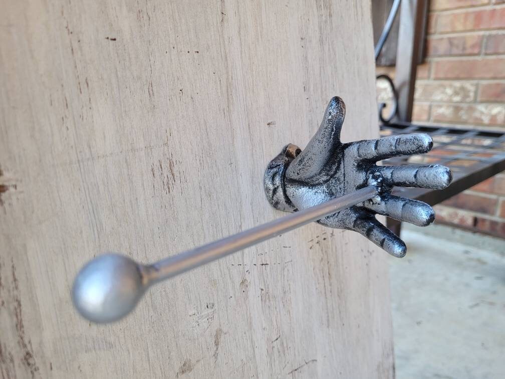 Iron Hand Toilet Paper Holder, PICK Your COLOR, TP Holder, Toilet Tissue Holder, Towel Wall Hook hanger, Eclectic Modern Unique Bathroom