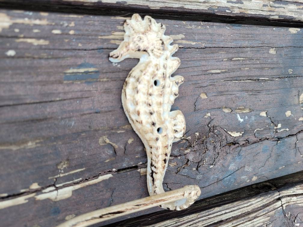 Seahorse Toilet Paper Holder, TP Holder, Toilet Tissue Holder, Shabby Chic Wall Hook, Beach Cottage, Lake house bathroom decor, Bath fixture
