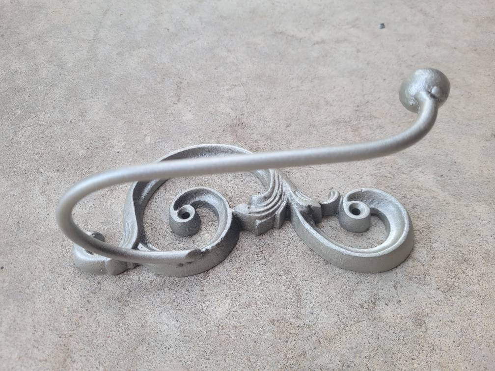 Toilet Paper Holder | PICK your COLOR | Tissue Holder | TP Holder Hanger | Tuscan Bathroom | FleurDeLisJunkie | French Scroll Royal King