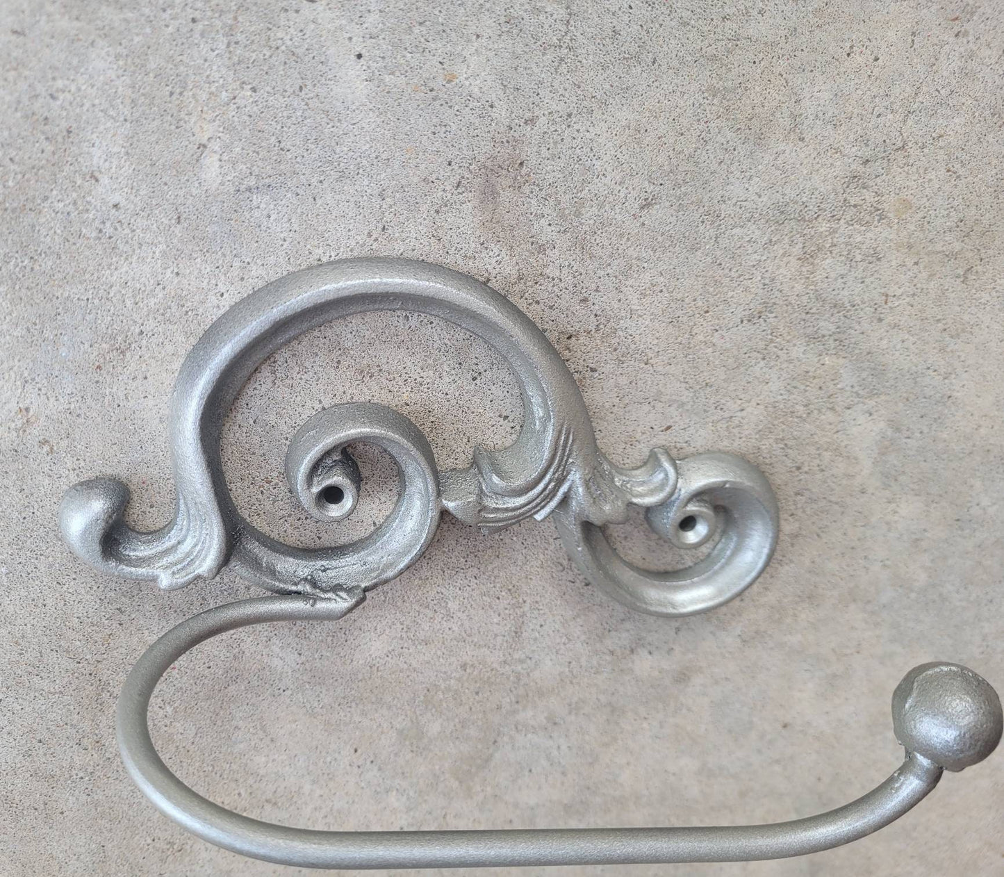 Toilet Paper Holder | PICK your COLOR | Tissue Holder | TP Holder Hanger | Tuscan Bathroom | FleurDeLisJunkie | French Scroll Royal King