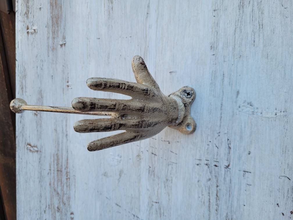 Hand Toilet Paper Holder, TP Holder, Toilet Tissue Holder, towel Wall Hook hanger, Iron Hand TP holder, Modern