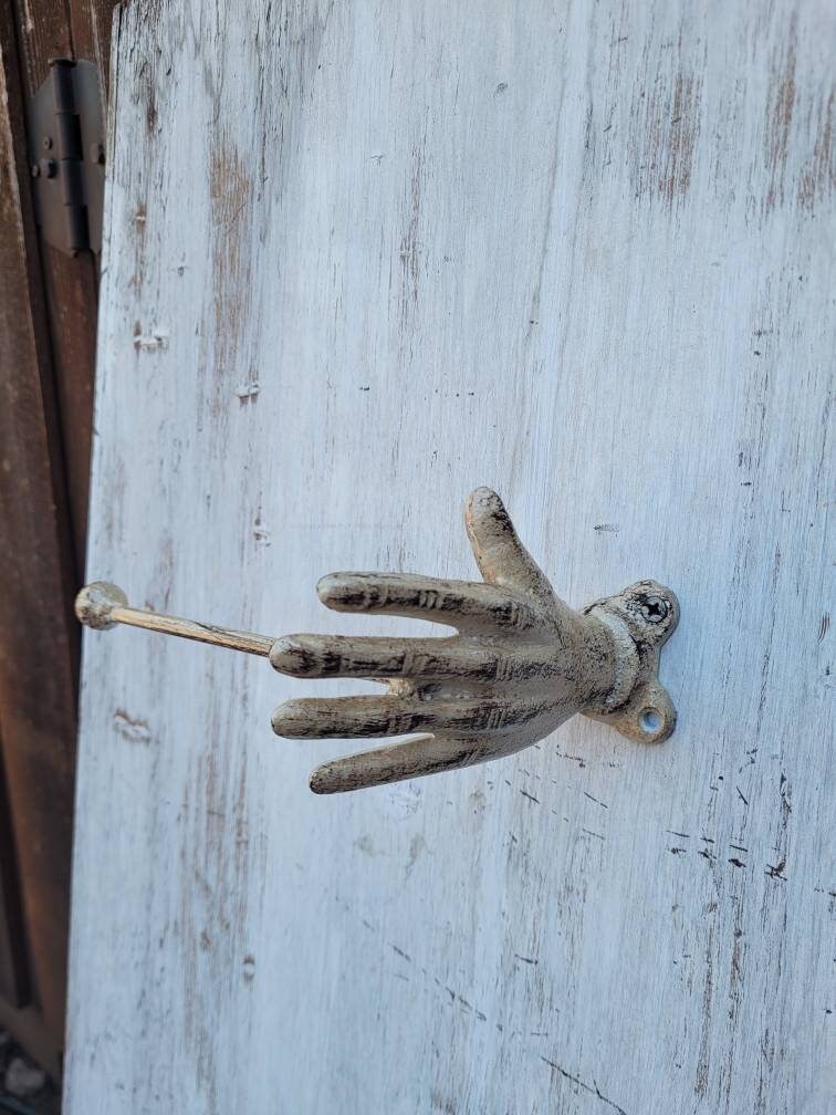 Hand Toilet Paper Holder, TP Holder, Toilet Tissue Holder, towel Wall Hook hanger, Iron Hand TP holder, Modern