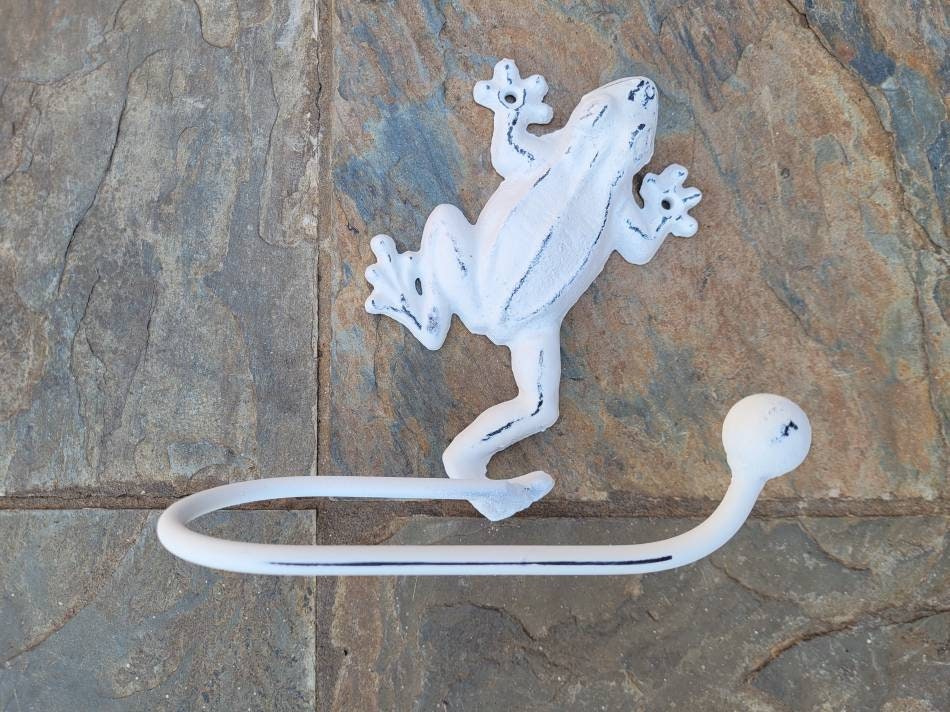 Frog Toilet Paper Holder for Bathroom Storage, TP Holder, Choose your Color, Frog decor, Nature Beach Sea Jungle Rainforest Toad, kids bath