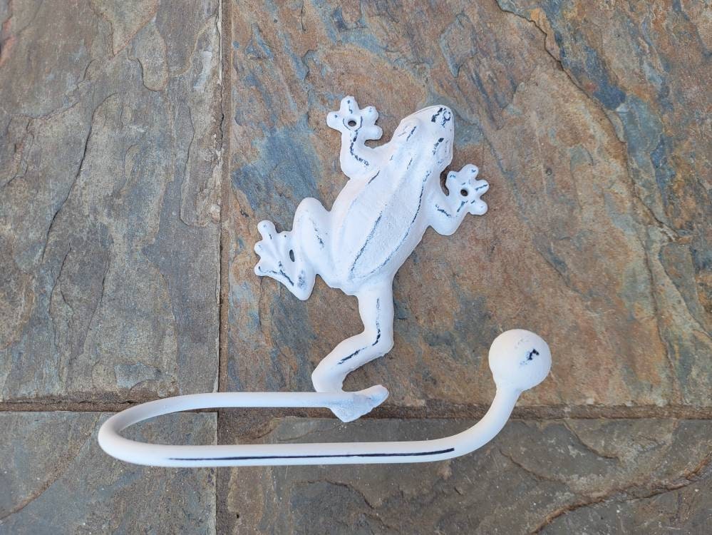 Frog Toilet Paper Holder for Bathroom Storage, TP Holder, Choose your Color, Frog decor, Nature Beach Sea Jungle Rainforest Toad, kids bath