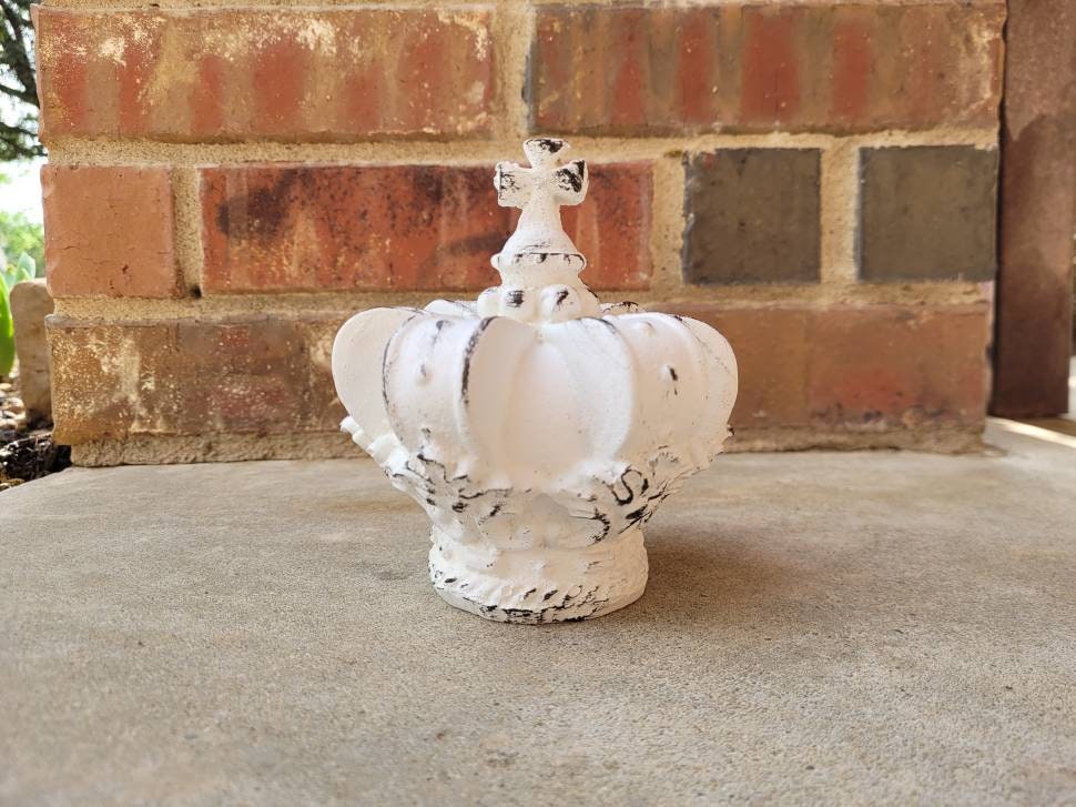 Crown Finial | PICK YOUR COLOR | Decorative Finial | Old World | Tuscan | Medieval | Royal | FleurDeLisJunkie | Crown | King | Queen |Prince