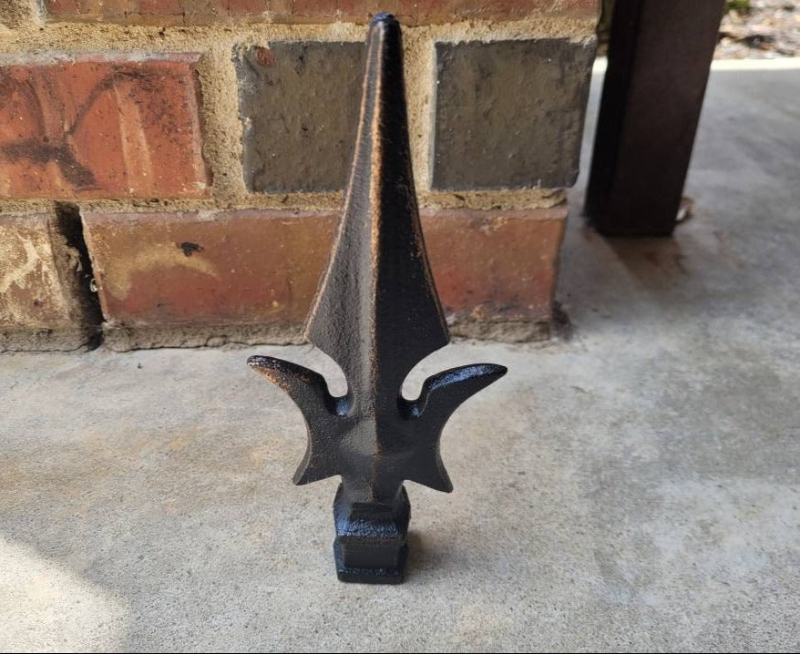 Spear Finial Fence Decor | PICK YOUR COLOR | French Country Home Decor Hardware Garden Backyard Decor Fencing Supplies Finials Top Rail Top