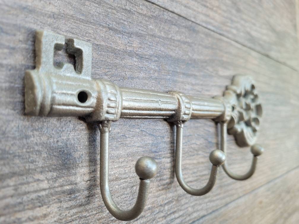 Key Holder, PICK YOUR COLOR, Key Rack, Key Hanger, Wall Key Holder, Key Hook, Skeleton Key Wall Hook, Organization Home Decor | Fleur