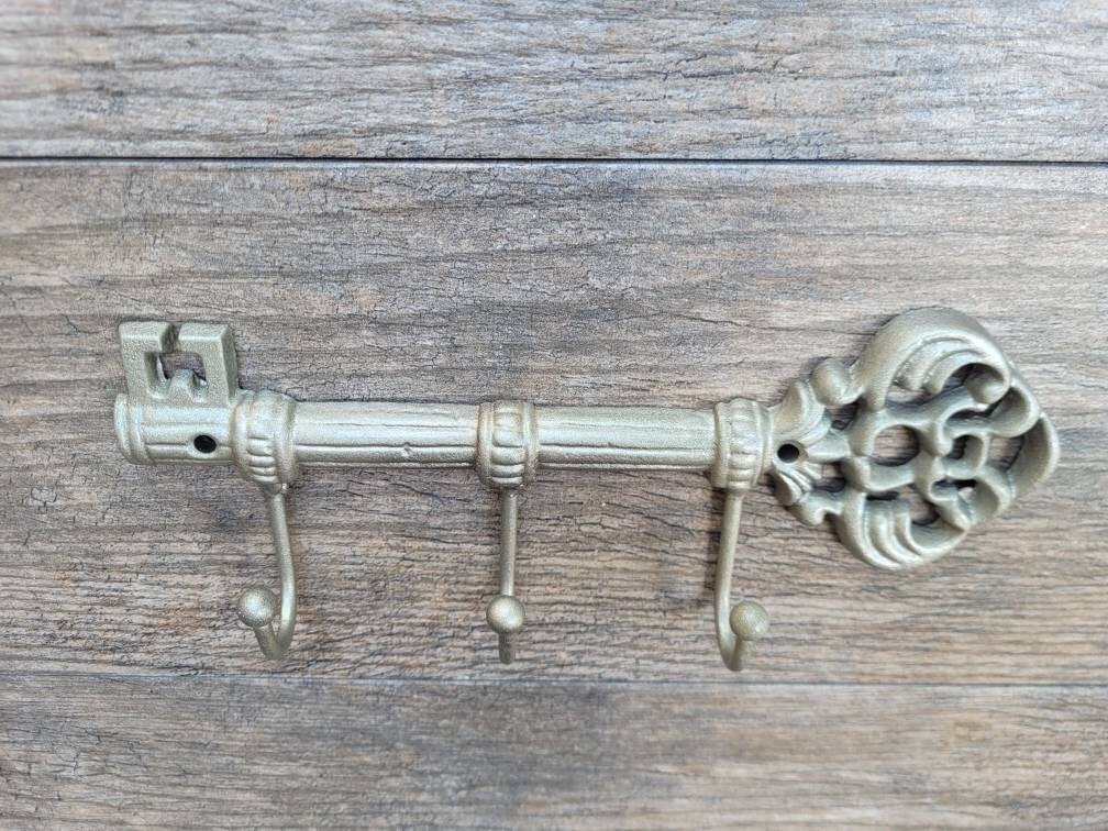 Key Holder, PICK YOUR COLOR, Key Rack, Key Hanger, Wall Key Holder, Key Hook, Skeleton Key Wall Hook, Organization Home Decor | Fleur