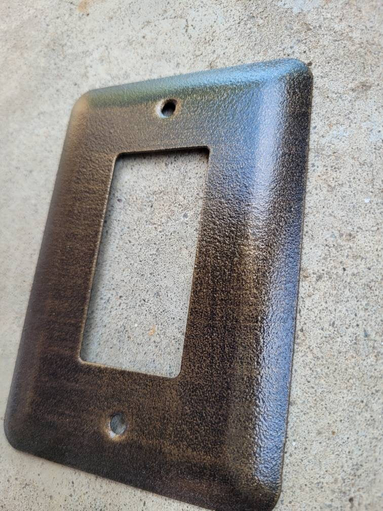 Single Rocker | PICK YOUR COLOR | Metal Switch Plate Cover | Rocker Switch Cover | Rocker Plate| Rocker Cover | FleurDeLisJunkie |
