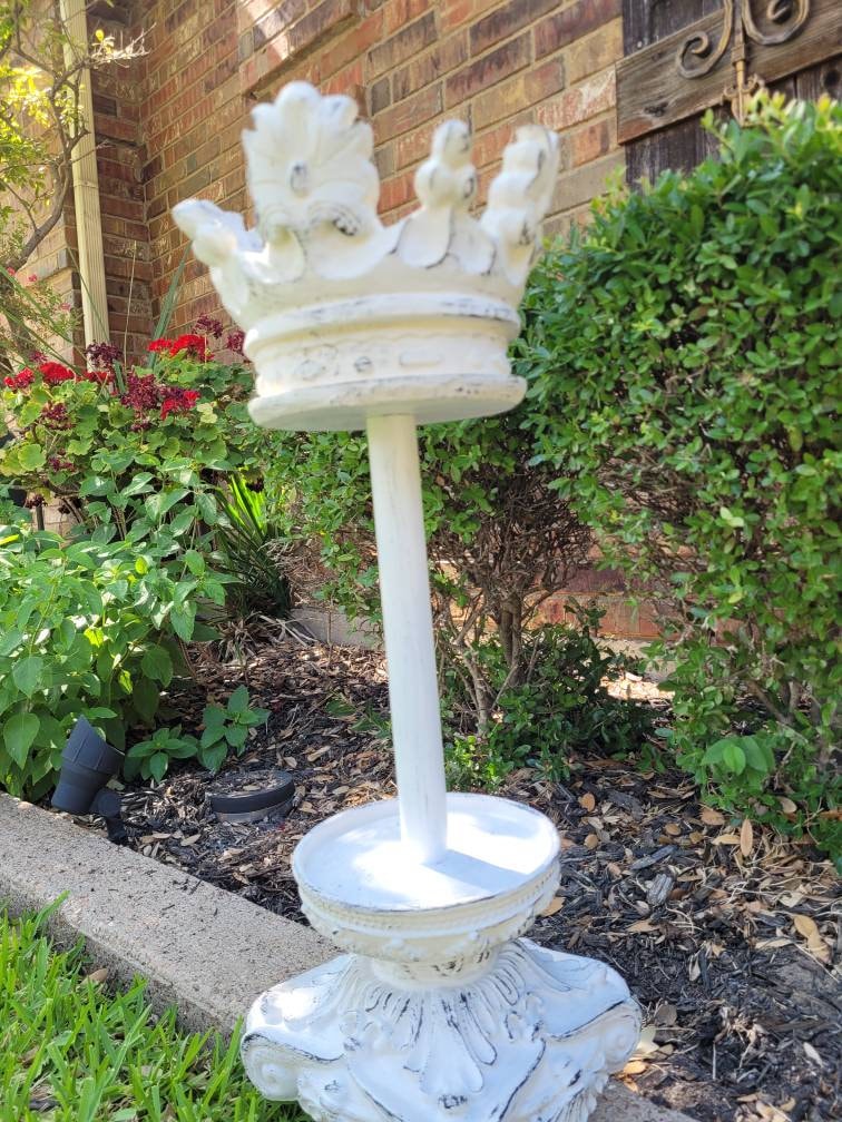 Paper Towel Holder with Crown Top, PICK YOUR COLOR, French Country | Kitchen | Fleur de Lis | Shabby Chic, Victorian | FleurDeJunkie | Royal