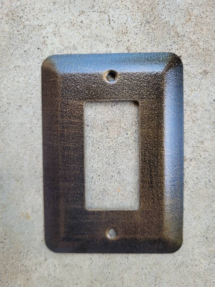 Single Rocker | PICK YOUR COLOR | Metal Switch Plate Cover | Rocker Switch Cover | Rocker Plate| Rocker Cover | FleurDeLisJunkie |