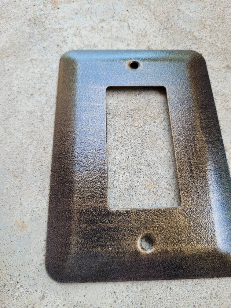 Single Rocker | PICK YOUR COLOR | Metal Switch Plate Cover | Rocker Switch Cover | Rocker Plate| Rocker Cover | FleurDeLisJunkie |