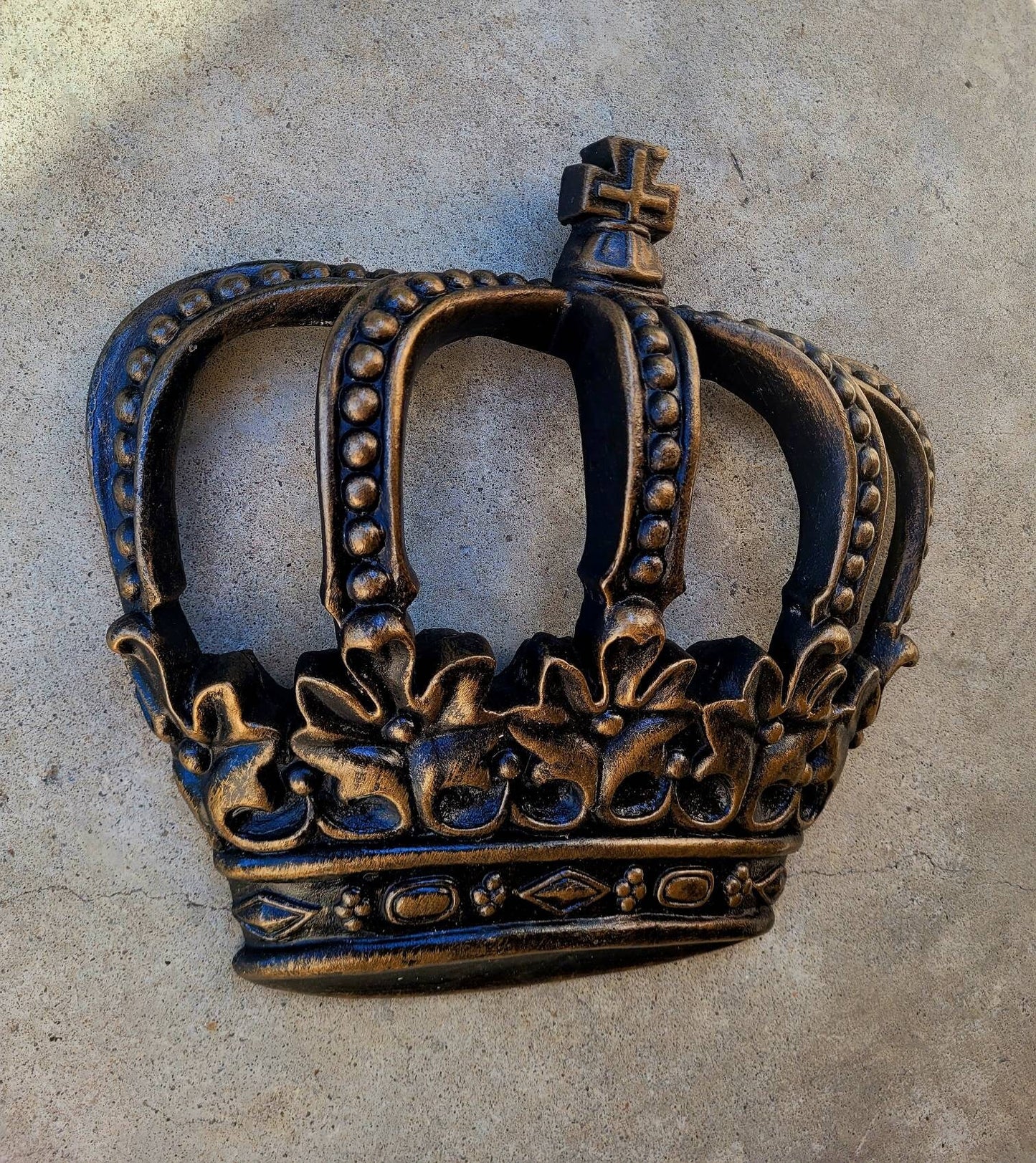 Crown Wall Plaque | PICK YOUR COLOR | Castle Medieval | Old World Decor | King | FleurDeLisJunkie | Queen | Wall Crown | Royal | Princess