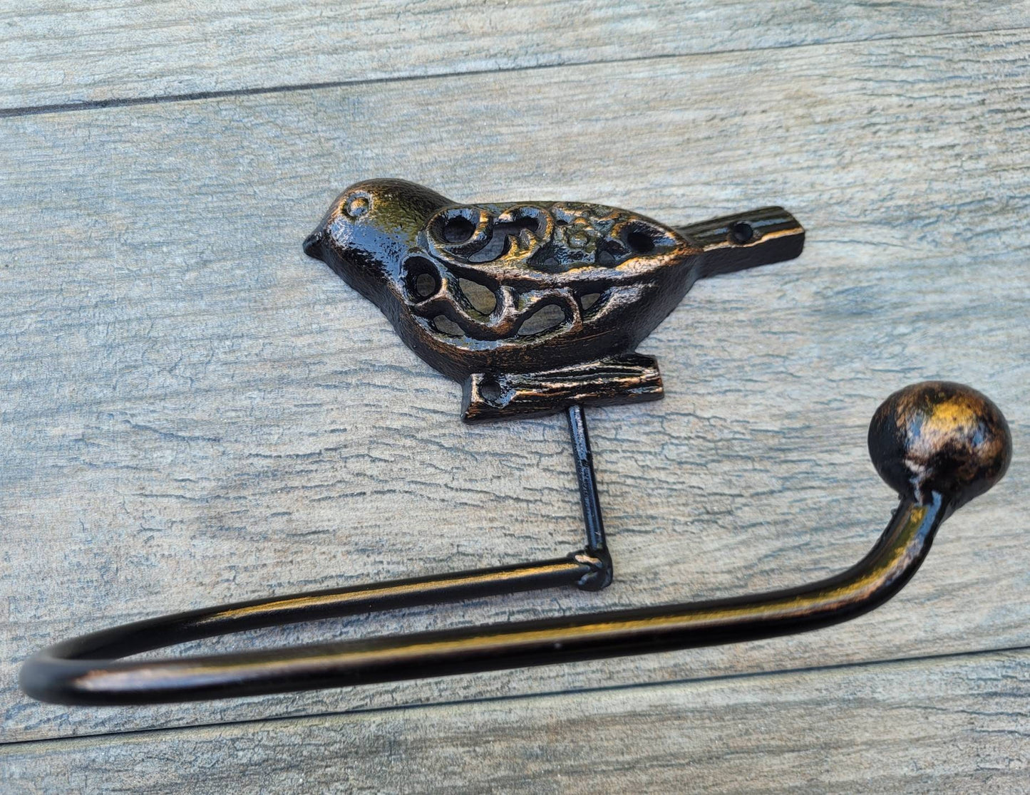Bird Toilet Paper Holder, TP Holder, Toilet Tissue Holder, Nature, Wall Hook, Tissue Paper Holder, Bathroom Hardware, Bath Fixture | Fleur