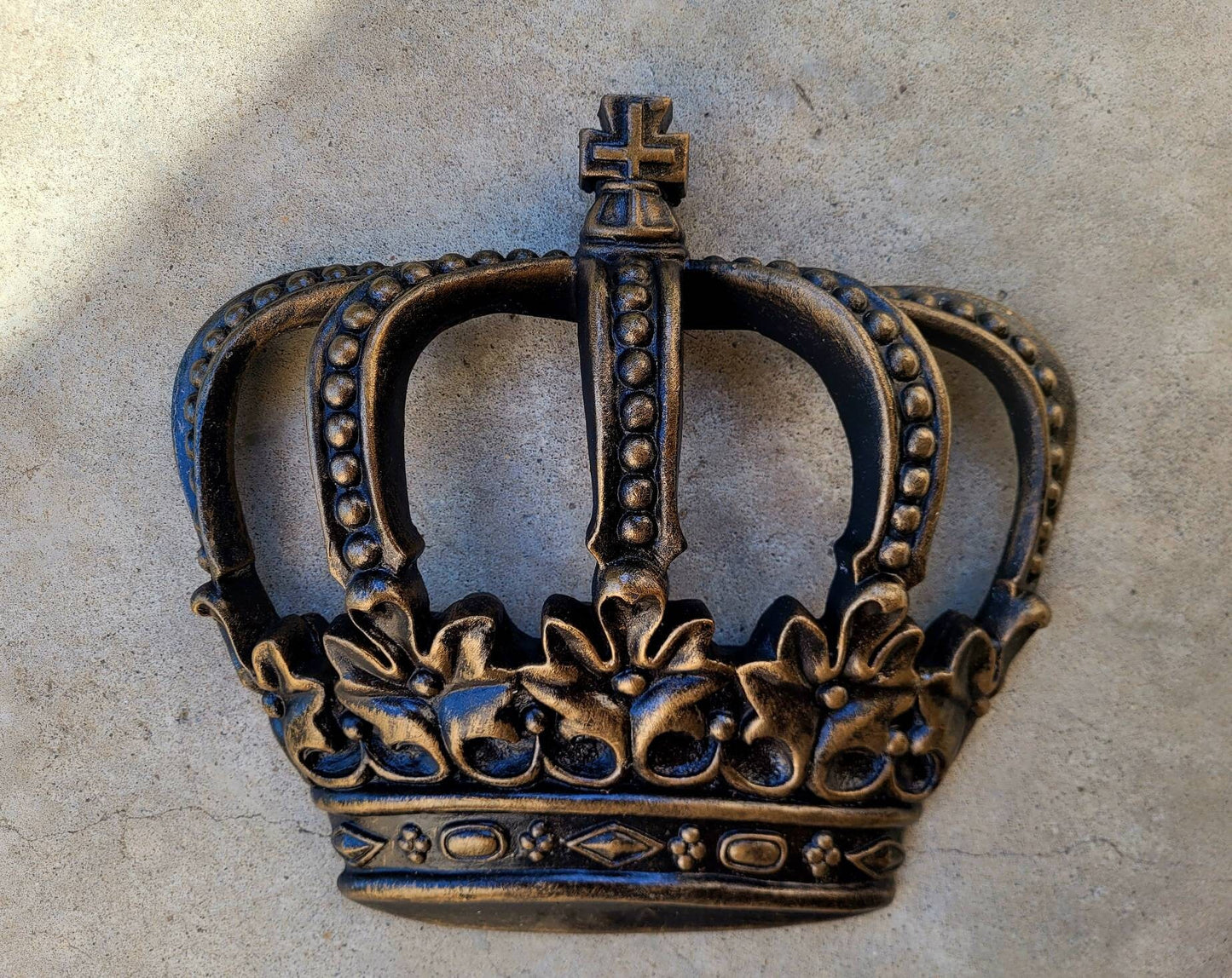 Crown Wall Plaque | PICK YOUR COLOR | Castle Medieval | Old World Decor | King | FleurDeLisJunkie | Queen | Wall Crown | Royal | Princess