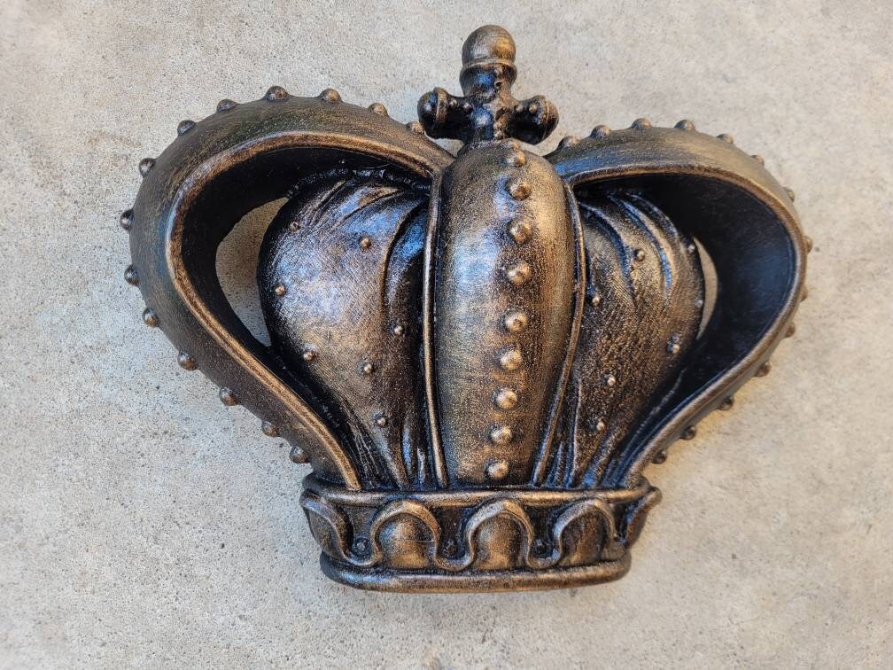 Crown Wall Plaque | PICK YOUR COLOR | Medieval | Old World | King | FleurDeLisJunkie | Queen | Wall Crown | Royal | Princess