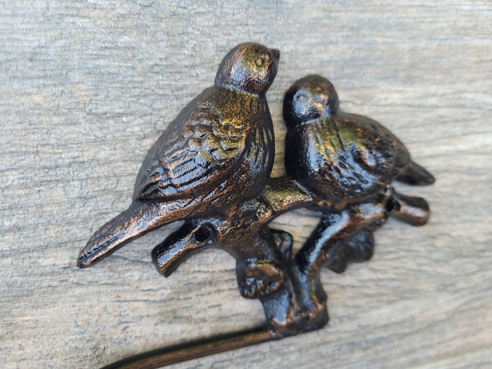 Bird Toilet Paper Holder,  PICK your COLOR, TP Holder, Toilet Tissue Paper Holder, Nature Wall Hook, Bathroom Hardware, Bath Fixture