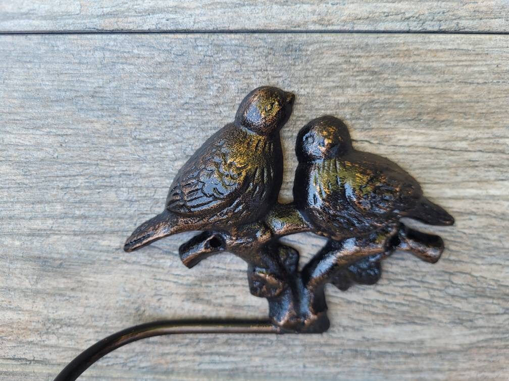 Bird Toilet Paper Holder,  PICK your COLOR, TP Holder, Toilet Tissue Paper Holder, Nature Wall Hook, Bathroom Hardware, Bath Fixture