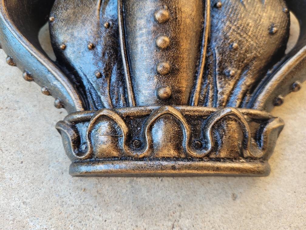 Crown Wall Plaque | PICK YOUR COLOR | Medieval | Old World | King | FleurDeLisJunkie | Queen | Wall Crown | Royal | Princess