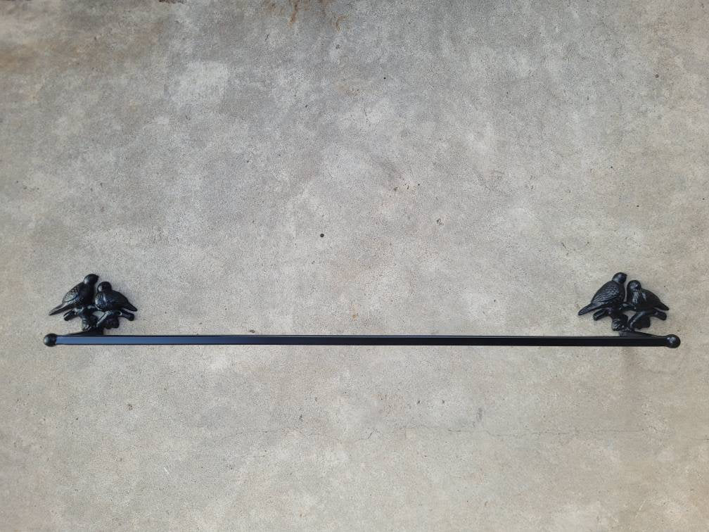 Metal Towel Bar for Bathrooom, Bath Fixture. Bird towel rack. Original design.