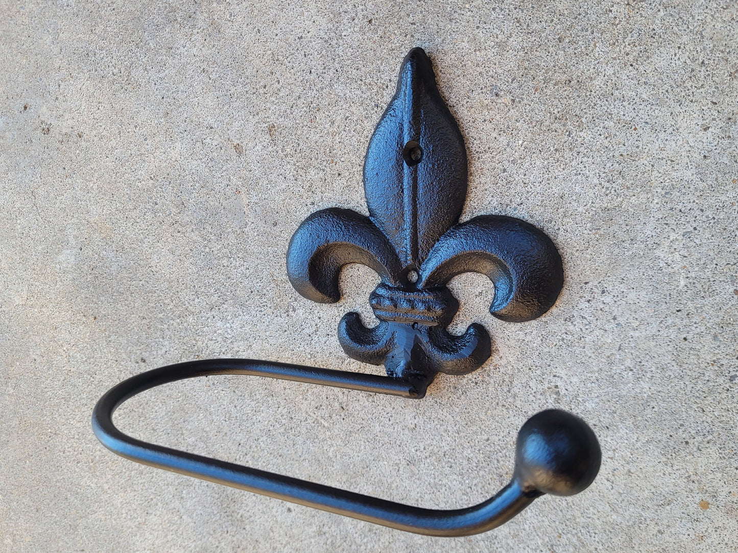 Fleur de Lis Toilet Paper Holder | Fleur Toilet tissue holder | TP Holder | Bath Fixture | Bathroom | Euro toilet paper | FleurDeLisJunkie