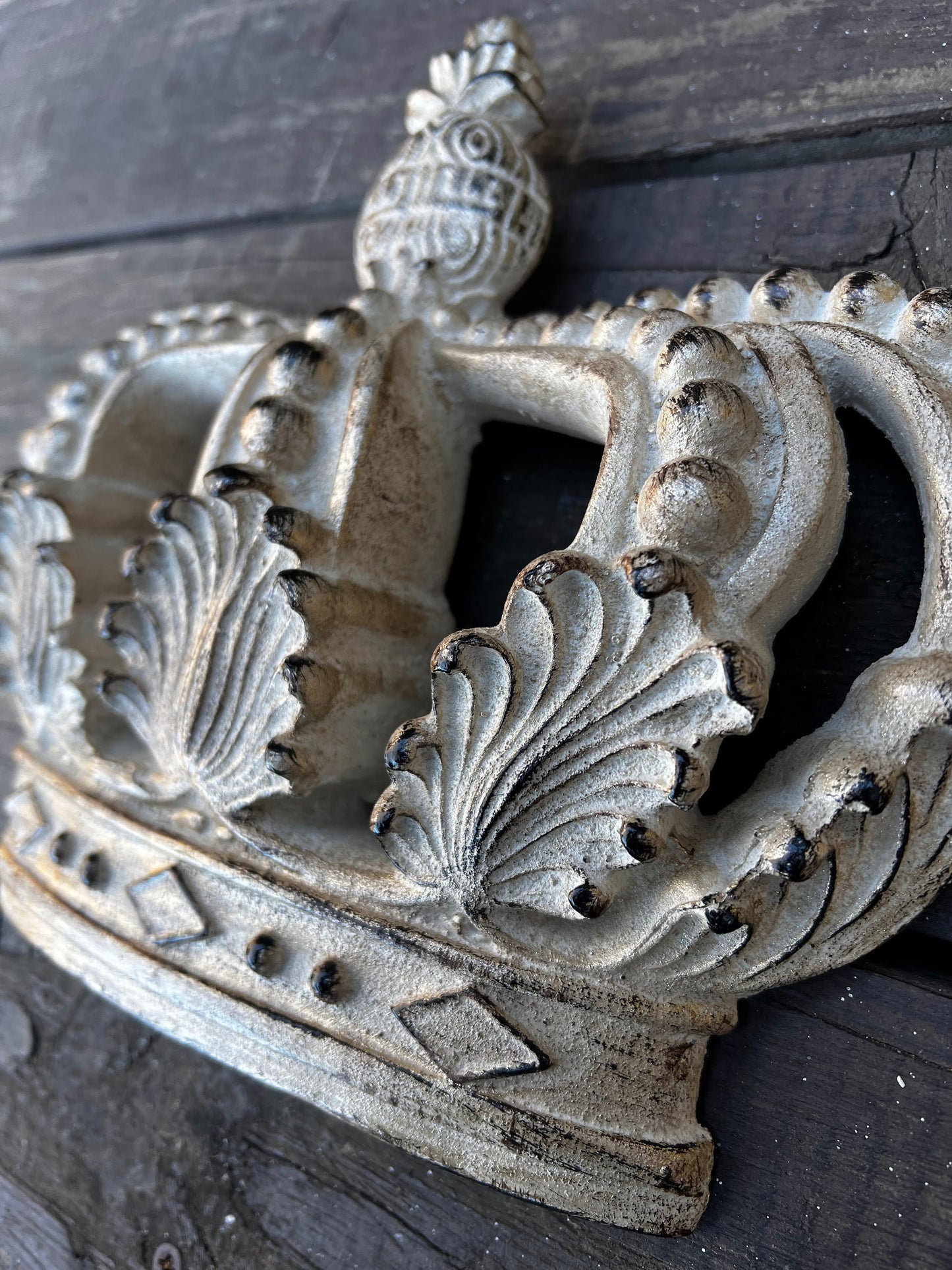 Crown Wall Plaque | PICK YOUR COLOR | Castle Decor | Fleur de Lis Royal Queen King Princess Old World Tuscan | FleurDeLisJunkie |