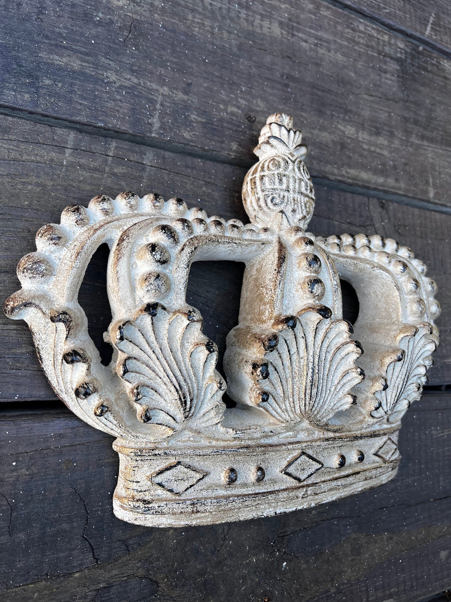 Crown Wall Plaque | PICK YOUR COLOR | Castle Decor | Fleur de Lis Royal Queen King Princess Old World Tuscan | FleurDeLisJunkie |