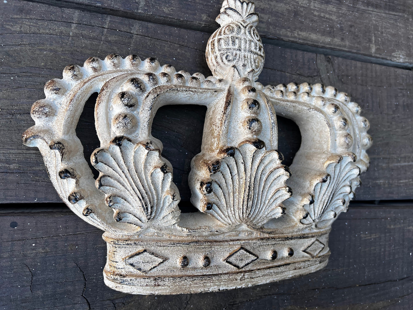 Crown Wall Plaque | PICK YOUR COLOR | Castle Decor | Fleur de Lis Royal Queen King Princess Old World Tuscan | FleurDeLisJunkie |