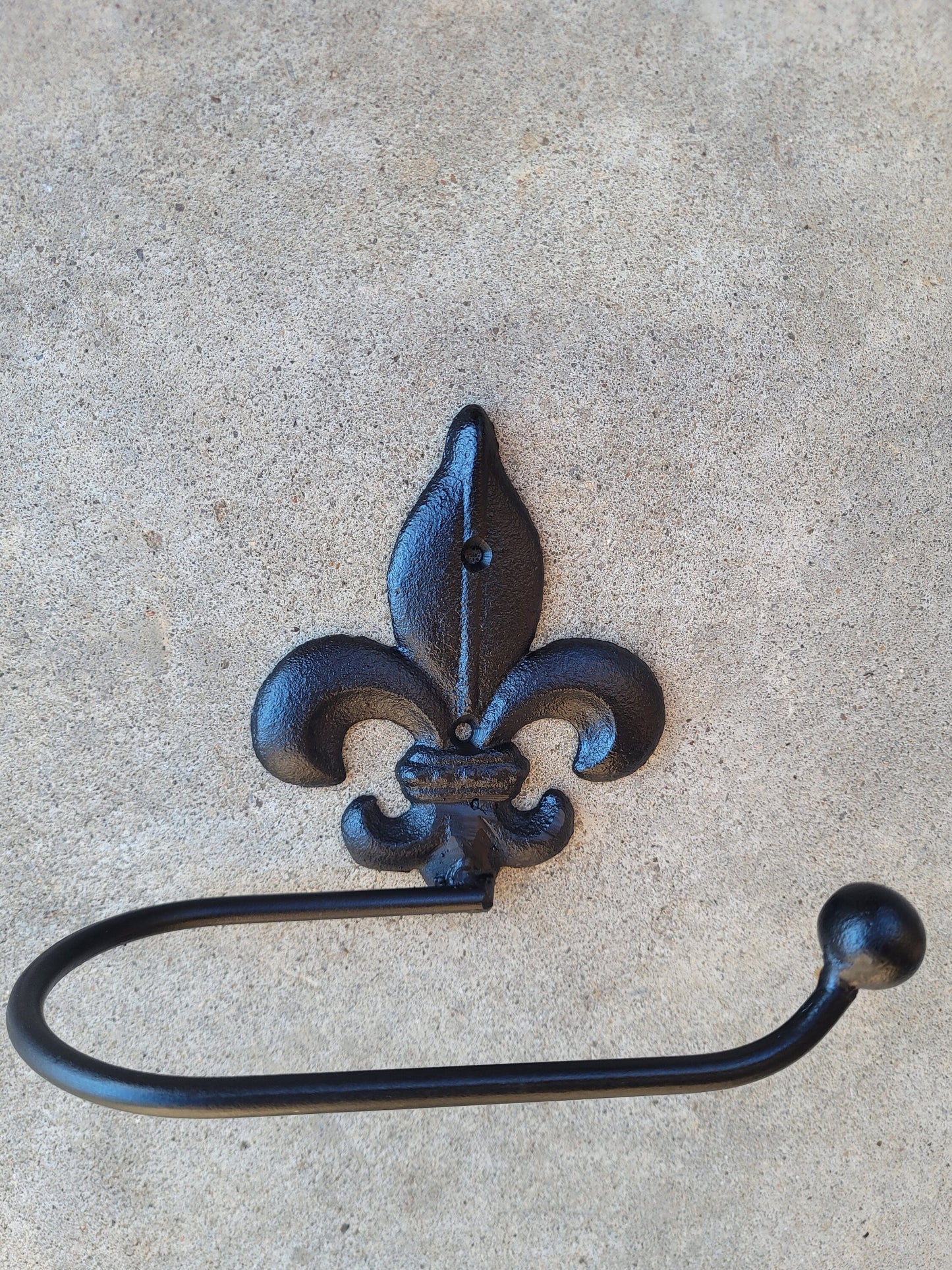 Fleur de Lis Toilet Paper Holder | Fleur Toilet tissue holder | TP Holder | Bath Fixture | Bathroom | Euro toilet paper | FleurDeLisJunkie