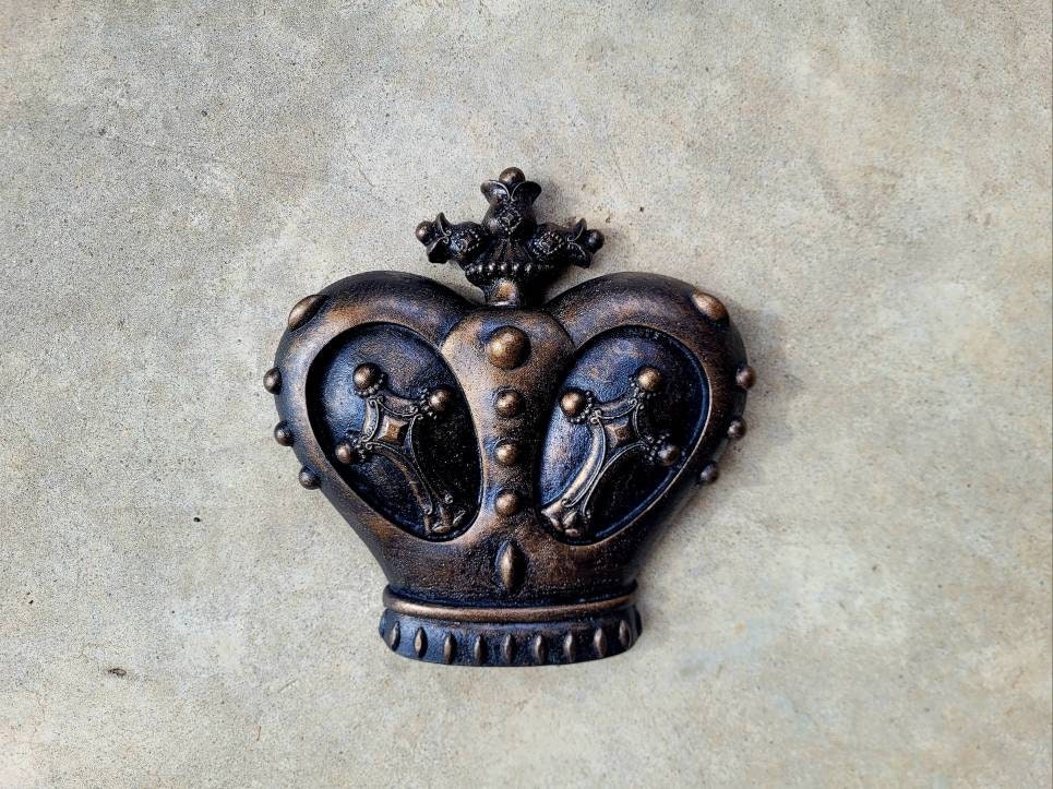 Crown Wall Plaque | PICK YOUR COLOR | Medieval | Old World | King | FleurDeLisJunkie | Queen | Wall Crown | Royal | Princess | Castle Decor