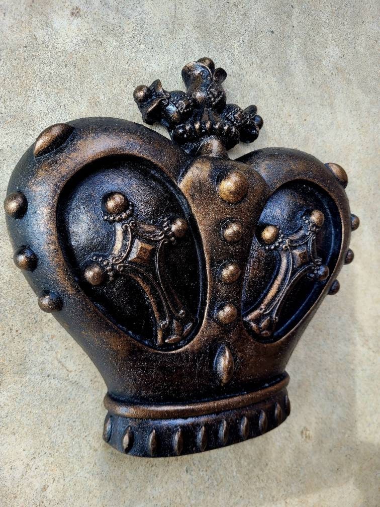 Crown Wall Plaque | PICK YOUR COLOR | Medieval | Old World | King | FleurDeLisJunkie | Queen | Wall Crown | Royal | Princess | Castle Decor