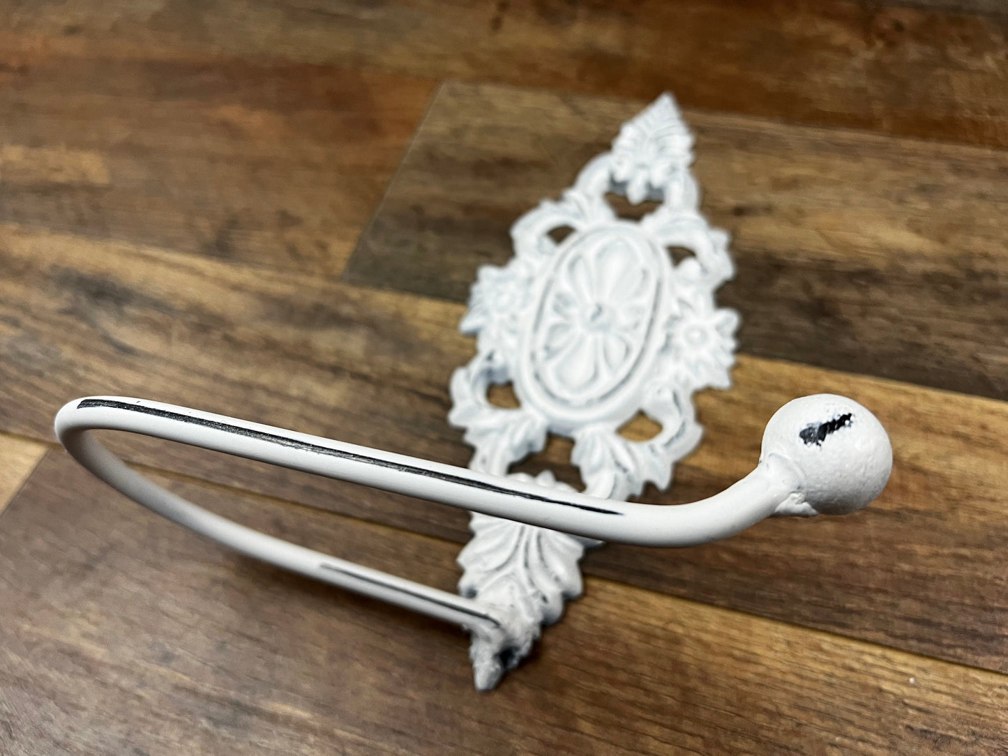 COMBO Toilet Paper Holder AND Towel Ring | Shabby Chic Bathroom Hardware Cottage Farmhouse, Victorian, TP hanger tissue, Pick your color