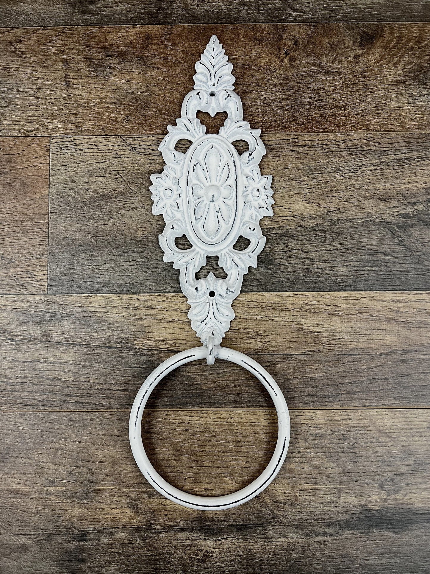 COMBO Toilet Paper Holder AND Towel Ring | Shabby Chic Bathroom Hardware Cottage Farmhouse, Victorian, TP hanger tissue, Pick your color