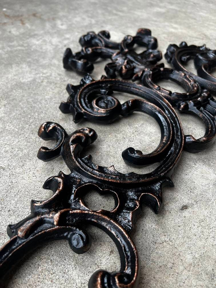 26 inches wide Metal Topper - PICK YOUR COLOR - Wall Plaque / Wall Decor Old World Tuscan Medieval Decor