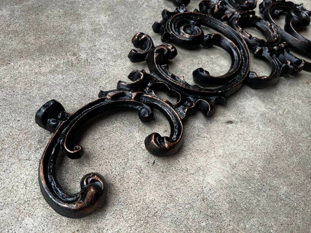 26 inches wide Metal Topper - PICK YOUR COLOR - Wall Plaque / Wall Decor Old World Tuscan Medieval Decor