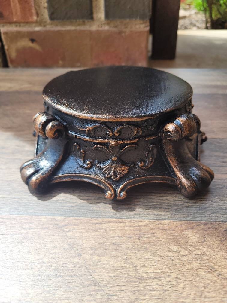 Capital Candle Holder | PICK YOUR COLOR | Candle Riser | Pedestal Top | Rustic Candle Holder | Pillar Candle Holder | FleurDeLisJunkie |