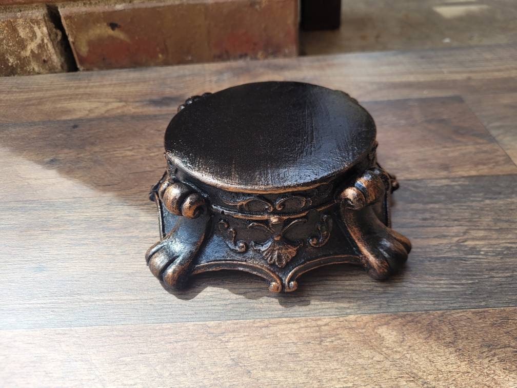 Capital Candle Holder | PICK YOUR COLOR | Candle Riser | Pedestal Top | Rustic Candle Holder | Pillar Candle Holder | FleurDeLisJunkie |