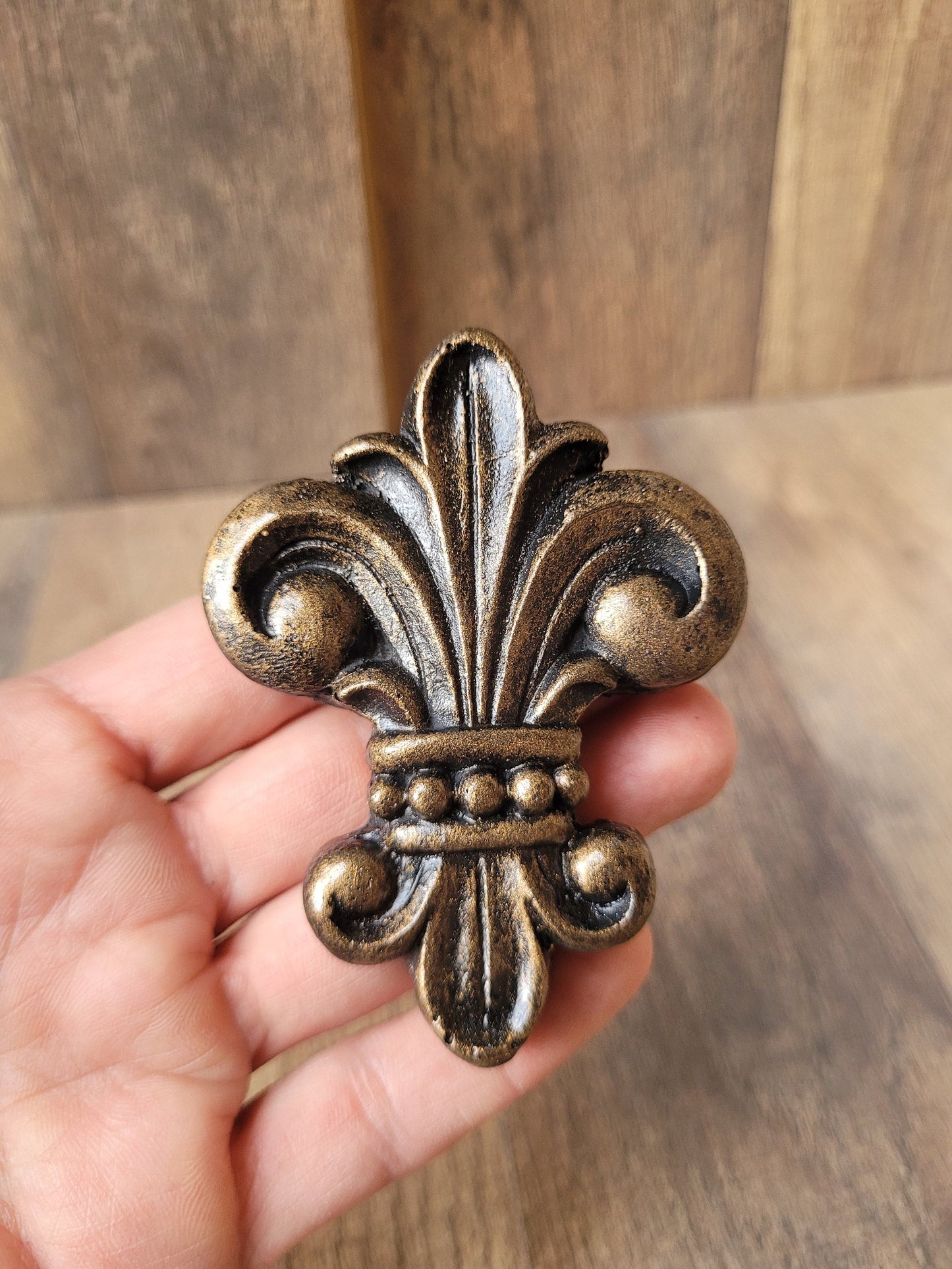 Set of 2 Fleur de Lis Candle Pins for Pillar Candles | PICK YOUR COLOR | Baroque | FleurDeLisJunkie | French Country, New Orleans