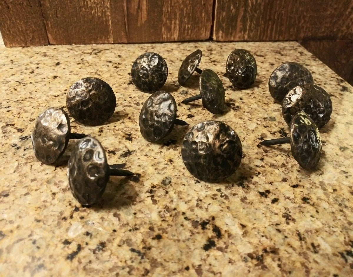 1" Inch Nail Heads Clavos for Upholstery Hammered iron