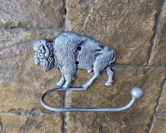 Bison Buffalo Bathroom Toilet Paper Holder
