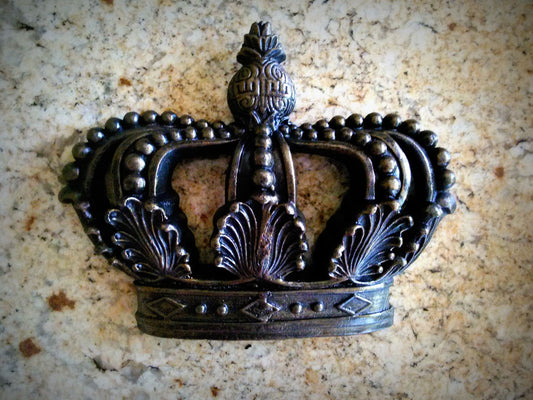 Crown Wall Plaque | PICK YOUR COLOR | Castle Decor | Fleur de Lis Royal Queen King Princess Old World Tuscan | FleurDeLisJunkie |