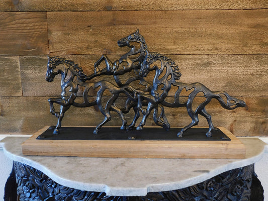 Running Horse Statue | PICK YOUR COLOR | Horse Decor Lover | Horse Art | Equestrian Gift | FleurDeLisJunkie | Boss Day Gift | Office Decor