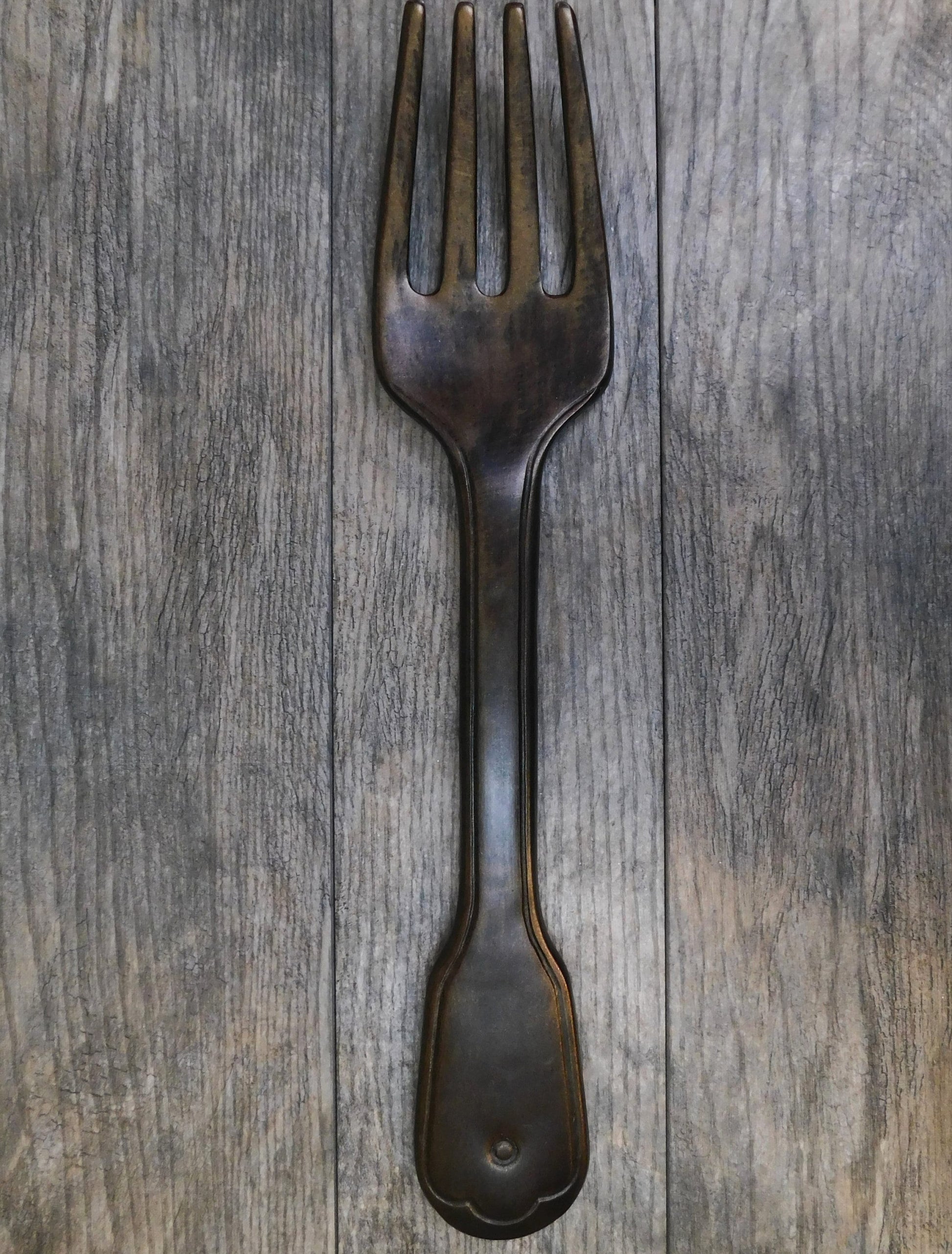 Fork and Spoon Wall Decor Kitchen Decor Large Spoon and Fork Kitchen Signs Restaurant Decor Diner Decor