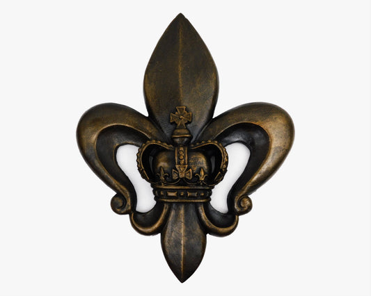 Fleur De Lis Wall Decor, PICK YOUR COLOR, Crown Wall Plaque, Medieval Royal Wall Decor  | FleurDeLisJunkie |