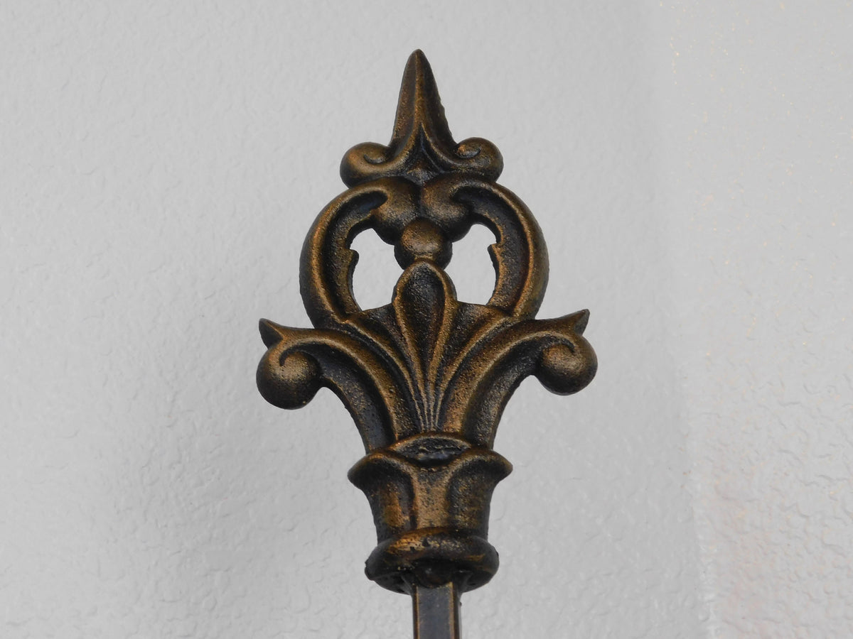Heavy Fancy Iron Scroll Easel | PICK YOUR COLOR | Fleur de Lis | Crown | Old World | Tuscan | Medieval | Picture stand | FleurDeLisJunkie
