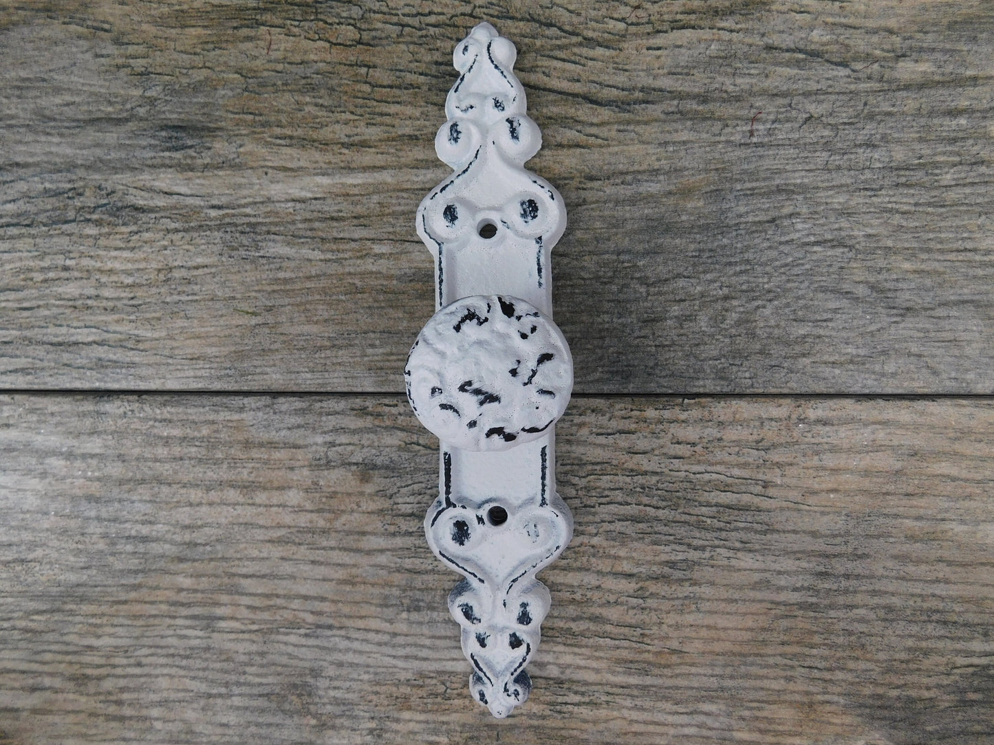 Doorknob Wall Hook | Shabby Chic | Rustic | Cast Iron | Wall Rack | Coat Rack | Wall Hanger | FleurDeLisJunkie | Farmhouse | Cottage