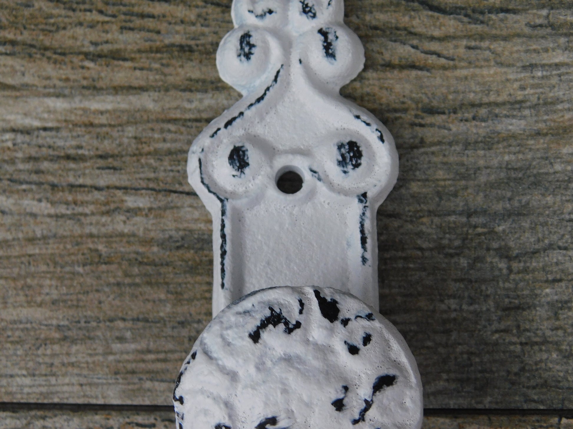 Doorknob Wall Hook | Shabby Chic | Rustic | Cast Iron | Wall Rack | Coat Rack | Wall Hanger | FleurDeLisJunkie | Farmhouse | Cottage