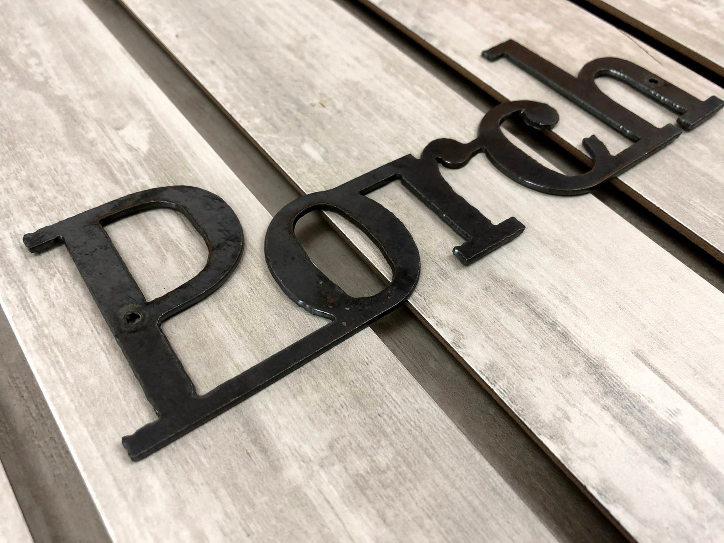 Front Porch sign made of Steel. PICK YOUR COLOR. Metal wall art. Porch decor. Rustic Farmhouse home accessories | FleurDeLisJunkie