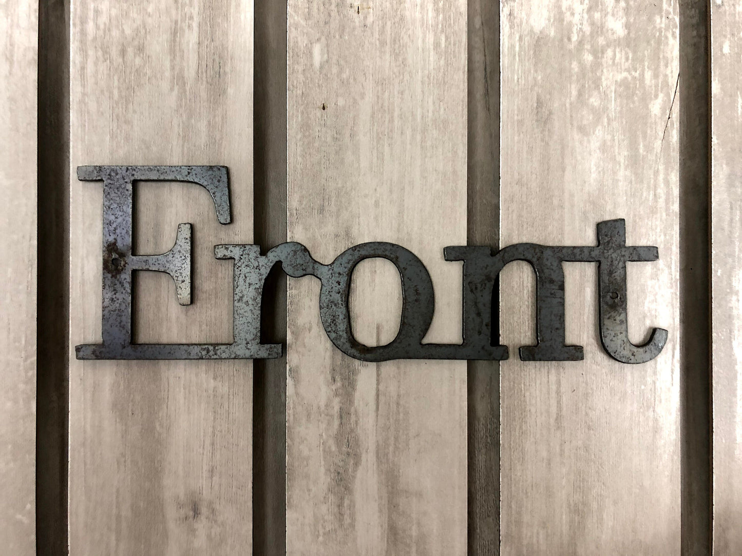 Front Porch sign made of Steel. PICK YOUR COLOR. Metal wall art. Porch decor. Rustic Farmhouse home accessories | FleurDeLisJunkie